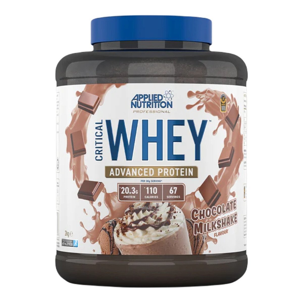 APPLIED NUTRITION CRITICAL WHEY PROTEIN 2KG CHOCOLATE MILKSHAKE