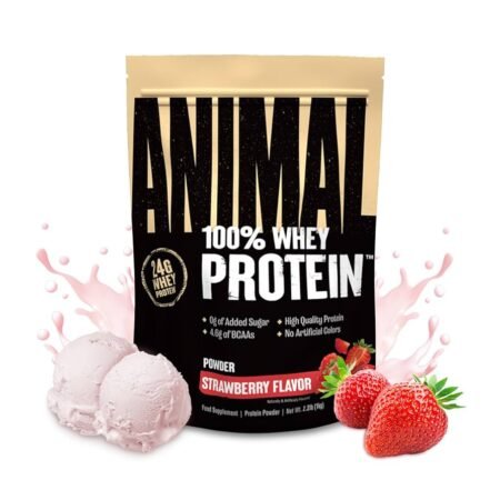 ANIMAL  100% WHEY PROTEIN 1 Kg STRAWBERRY