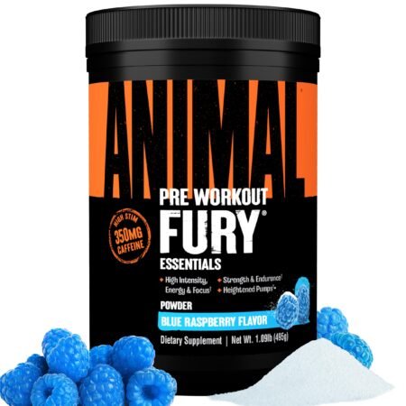 Animal Fury 30 servings Blue Raspberry