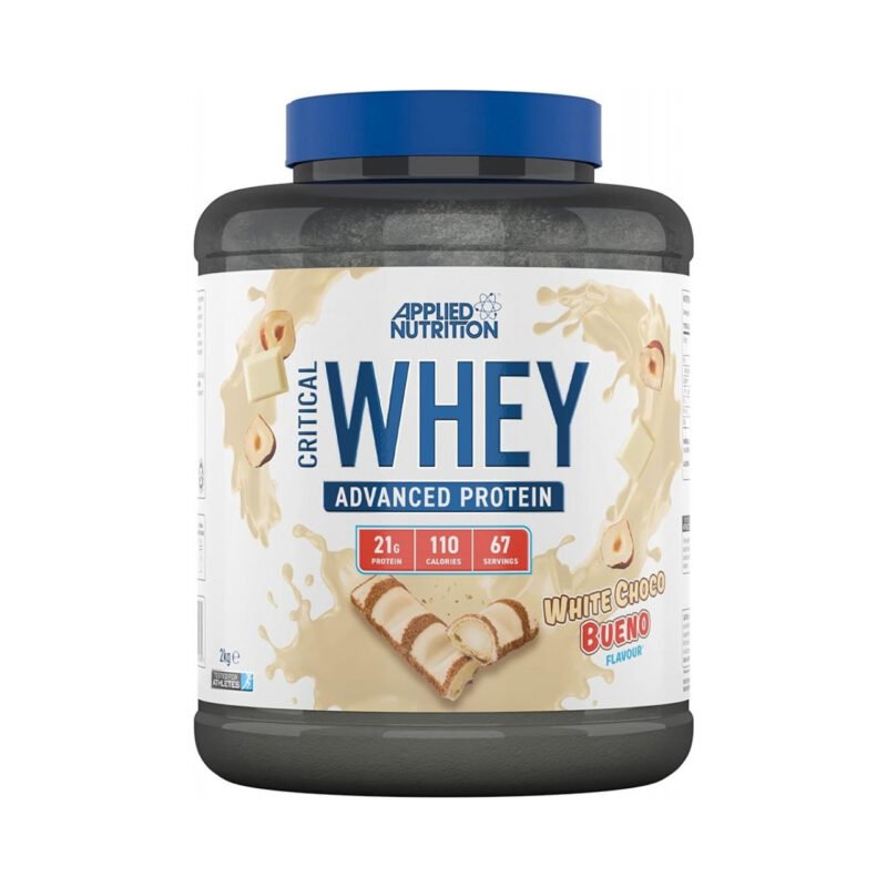 APPLIED NUTRITION CRITICAL WHEY PROTEIN 2KG WHITE CHOCO-BUENO