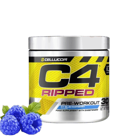 CELLUCOR C4 RIPPED 30 ICE BLUE RASPBERRY