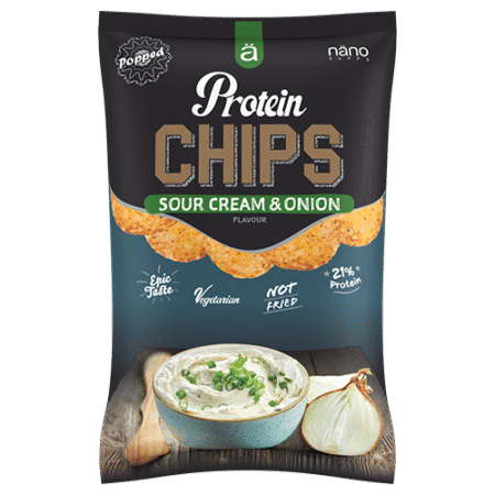 NANO PROTEIN POPPED CHIPS WITH SOUR CREAM & ONION FLAVOUR