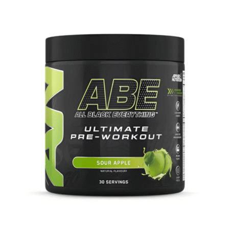 ABE - EXTREMELY POTENT PRE-WORKOUT POWDER 375Gr SOUR APPLE