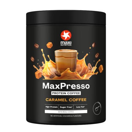 MAXI NUTRITION MAXPRESSO PROTEIN INFUSED COFFEE 300Gr CARAMEL COFFEE