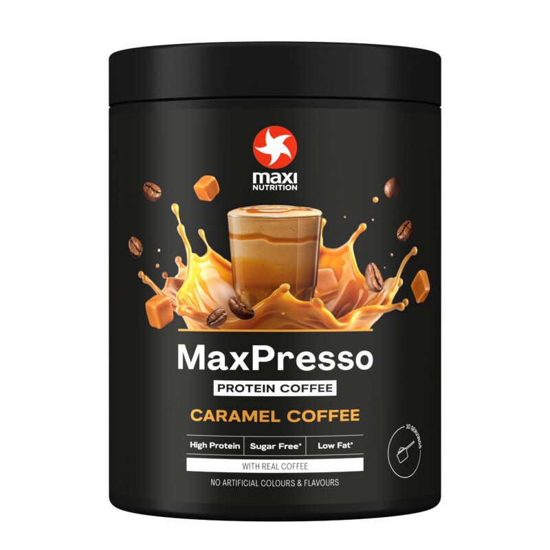 MAXI NUTRITION MAXPRESSO PROTEIN INFUSED COFFEE 300Gr CARAMEL COFFEE