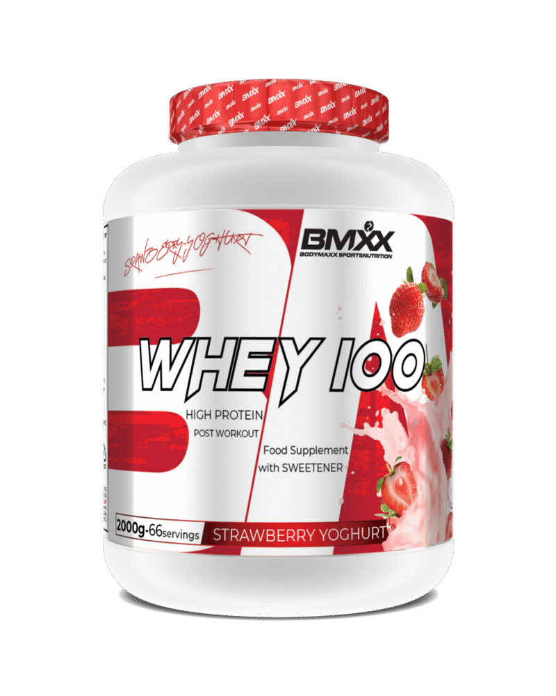 BMXX WHEY 100 – ULTRAFILTERED WHEY PROTEIN 2KG STRAWBERRY-YOGURT