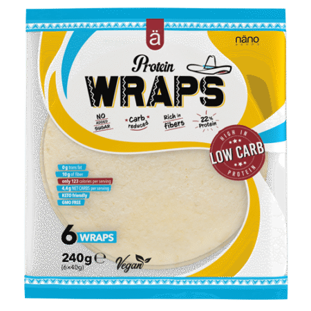 NANO PROTEIN WRAPS 240Gr