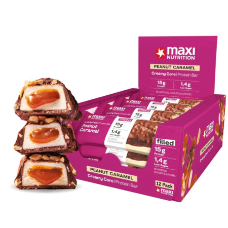 MAXI NUTRITION CREAMY CORE PROTEIN BAR 45 GR PEANUT CARAMEL