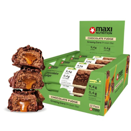 MAXI NUTRITION VEGAN CREAMY CORE PROTEIN BARS 45GR CHOCOLATE FUDGE