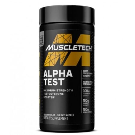 MUSCLE TECH ALPHATEST 120 CAPSULES