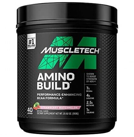 MUSCLE TECH AMINO BUILD 593Gr STRAWBERRY WATERMELON