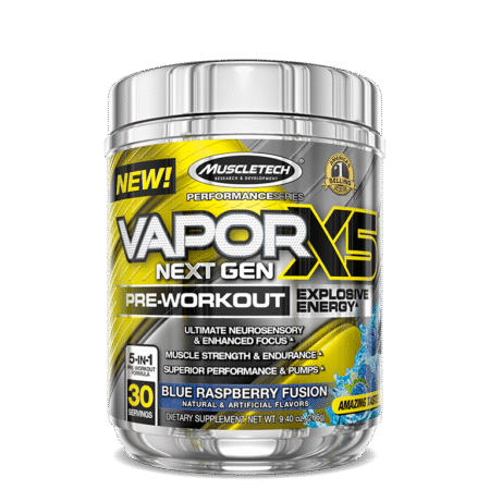 MUSCLE TECH VAPORX5 NEXT GEN BLUE RASPBERRY FUSION