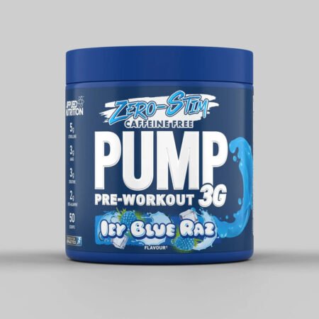 APPLIED NUTRITION PUMP 3G ZERO STIM - CAFFEINE FREE 375g ICY BLUE RAZ