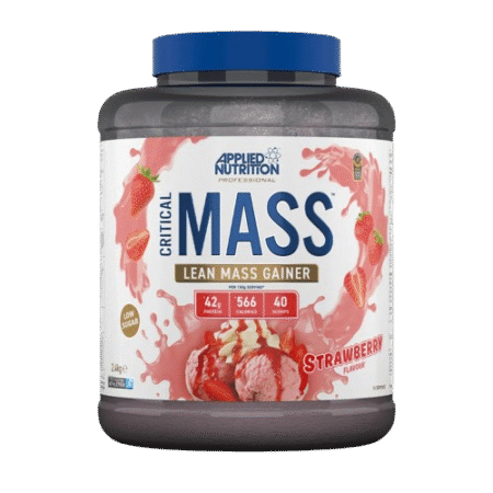 APPLIED NUTRITION CRITICAL MASS PROFESSIONAL – LEAN MASS GAINER 2.4KG STRAWBERRY