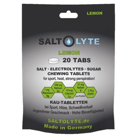 SALTOLYTE 20 TABS SALT & ELECTROLYTES CHEWING TABLETS LEMON