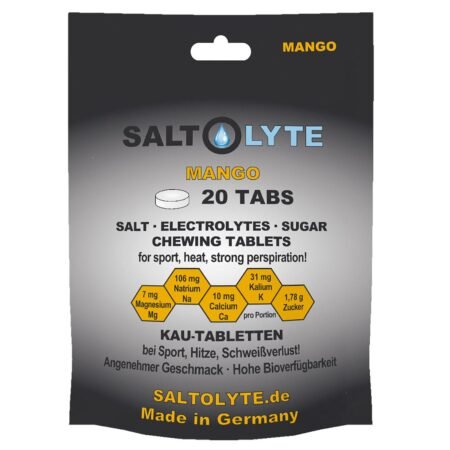 SALTOLYTE 20 TABS SALT & ELECTROLYTES CHEWING TABLETS MANGO