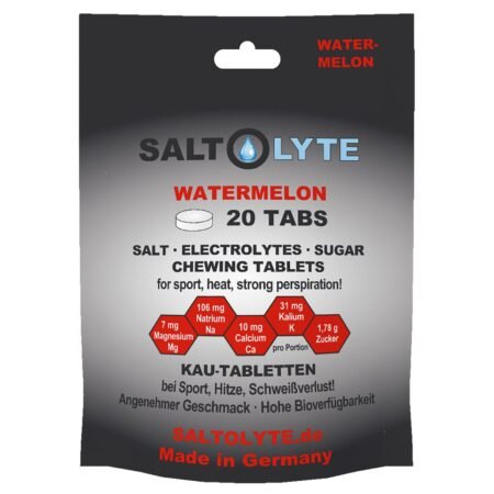 SALTOLYTE 20 TABS SALT & ELECTROLYTES CHEWING TABLETS WATERMELON