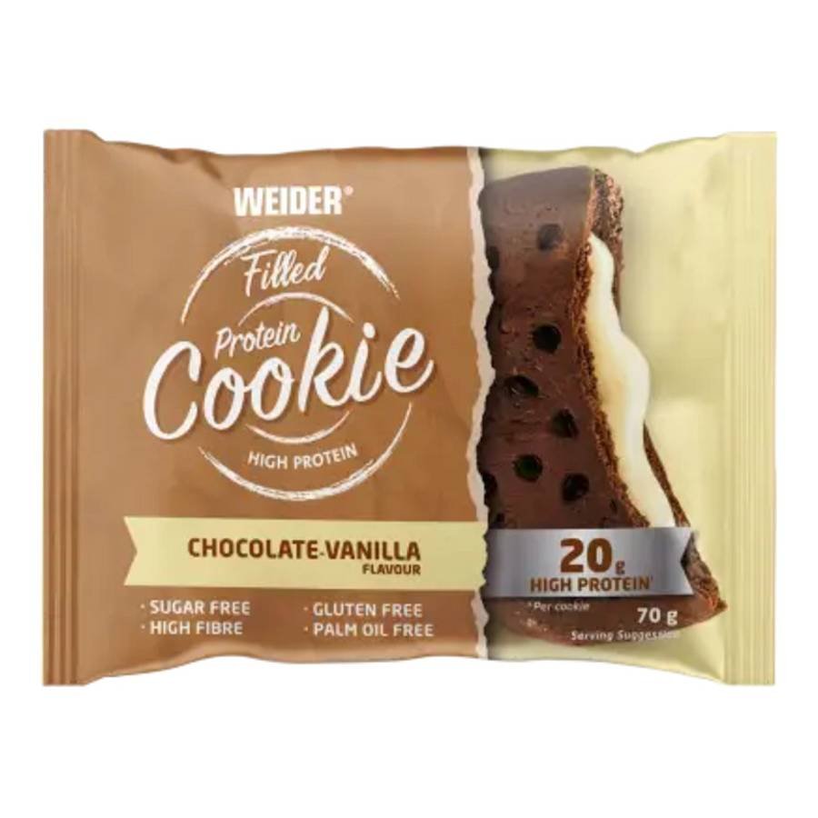 Weider Nutrition Filled Protein Cookie 70Gr CHOCOLATE/VANILLA
