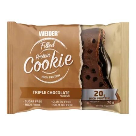 WEIDER NUTRITION FILLED PROTEIN COOKIE 70Gr TRIPLE CHOCOLATE