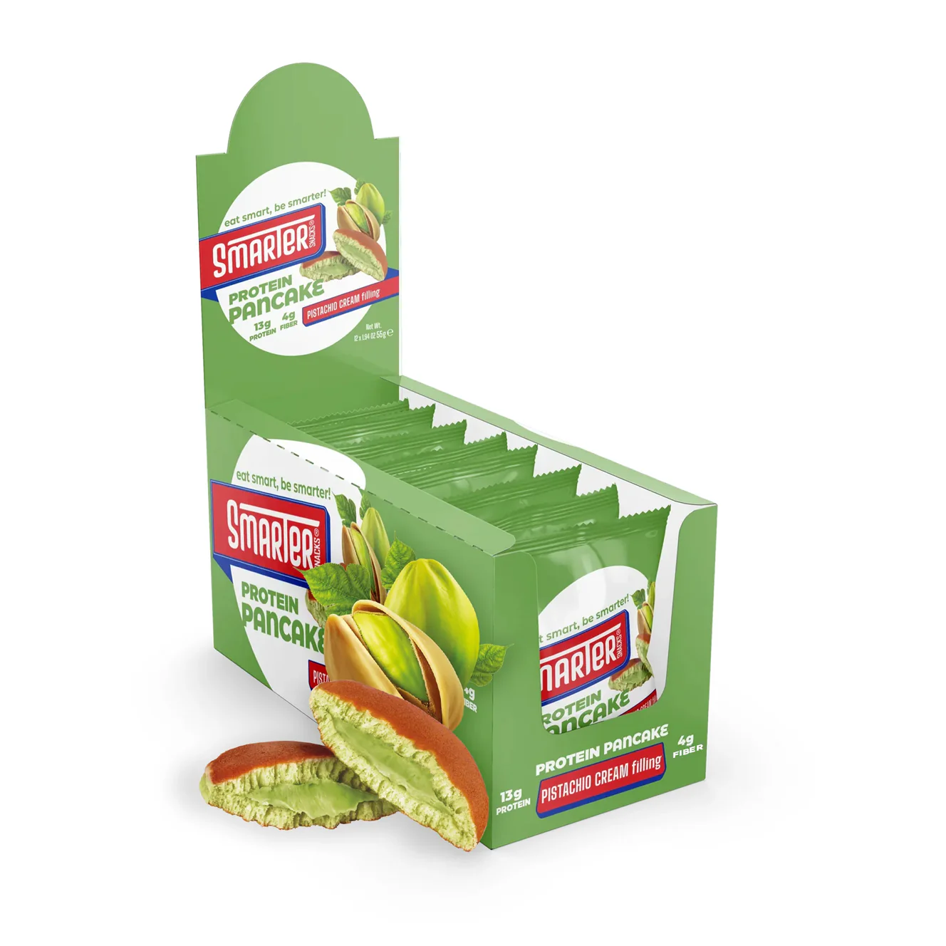 SMARTER SNACKS PROTEIN PANCAKE 55Gr PISTACHIO
