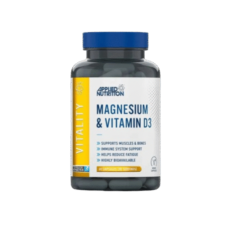 APPLIED NUTRITION MAGNESIUM & VITAMIN D3 CAPSULES