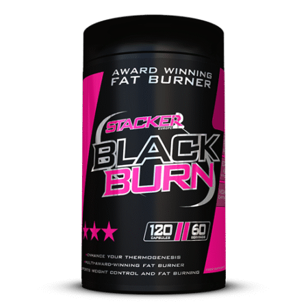 STACKER2 BLACK BURN 120 CAPS