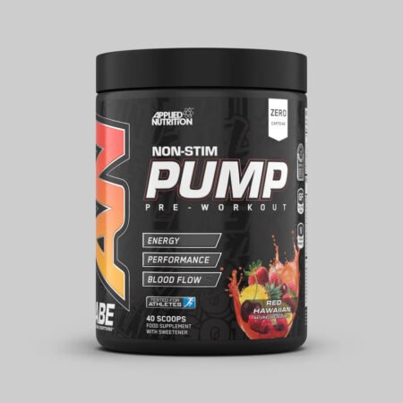 APPLIED NUTRITION ABE PUMP - ZERO STIM PRE-WORKOUT 500GR RED HAWAIIAN