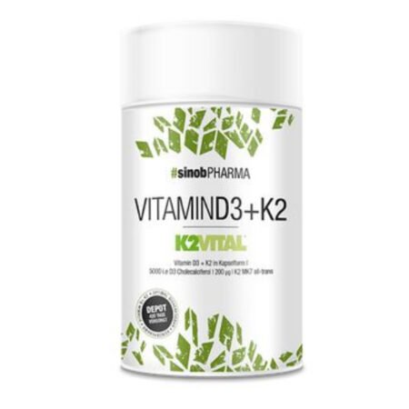 Vitamin D3+K2 60 Capsules