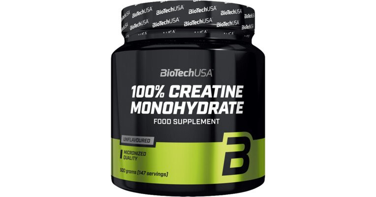 BIOTECH USA 100% CREATINE MONOHYDRATE - 500Gr UNFLAVOURED
