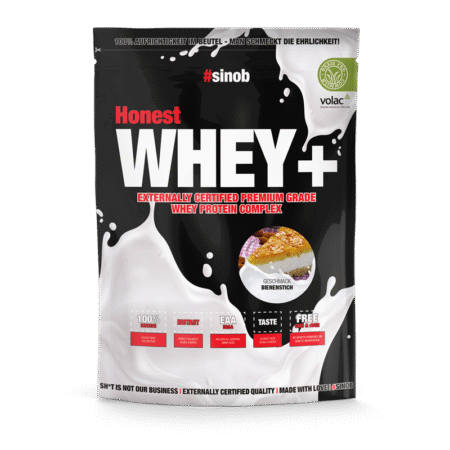 #SINOB HONEST WHEY+ 820g CREAM WITH HONEY ALMOND