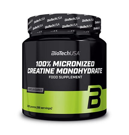 BIOTECH USA 100% CREATINE MONOHYDRATE - 300Gr UNFLAVOURED
