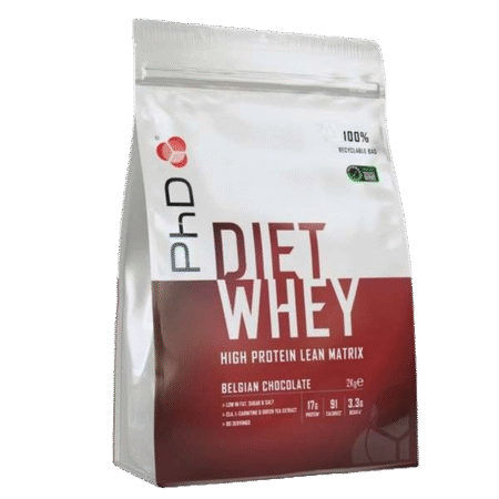 PHD DIET WHEY PROTEIN POWDER 2Kg BELGIAN CHOCOLATE