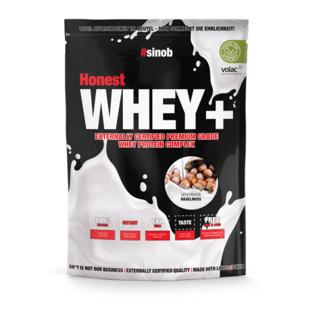 #SINOB HONEST WHEY+ 820g HAZELNUT