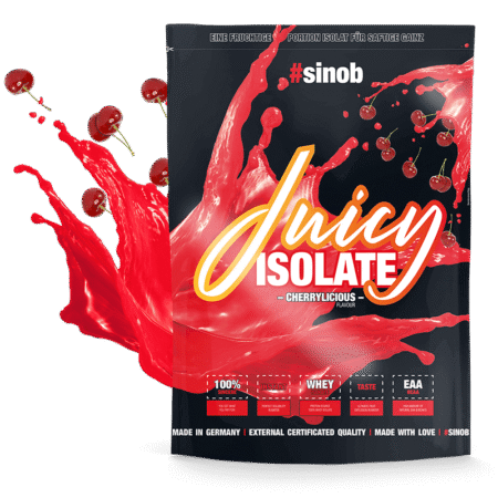 #SINOB JUICY ISOLATE “CLEAR” 1000 g CHERRYLICIOUS