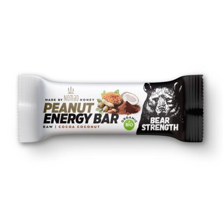 BEAR STRENGHT ORGANIC PEANUT ENERGY BAR - COCOA COCONUT 37GR