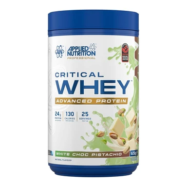 APPLIED NUTRITION CRITICAL WHEY PROTEIN 825G WHITE CHOCOLATE PISTACHIO