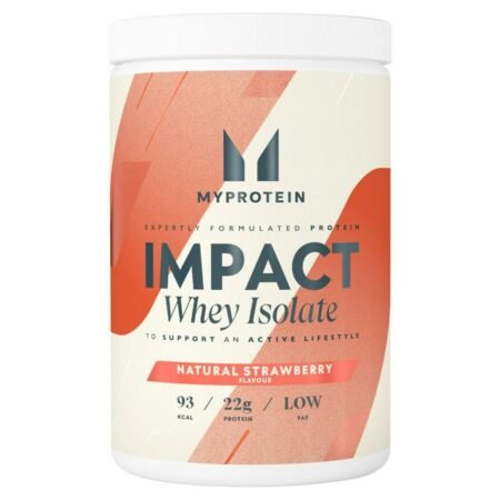 MYPROTEIN IMPACT WHEY ISOLATE POWDER 480G NATURAL STRAWBERRY
