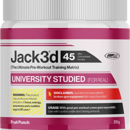 JACK3D ADVANCED PRE-WORKOUT 315Gr FRUIT PUNCH