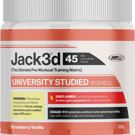 JACK3D ADVANCED PRE-WORKOUT 315Gr STRAWBERRY VANILLA