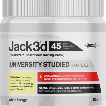 JACK3D ADVANCED PRE-WORKOUT 315Gr WHITE ENERGY