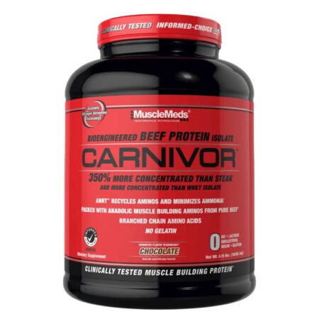 MUSCLEMEDS CARNIVOR 100% HYDROLYZED BEEF PROTEIN 1898.4g CHOCOLATE
