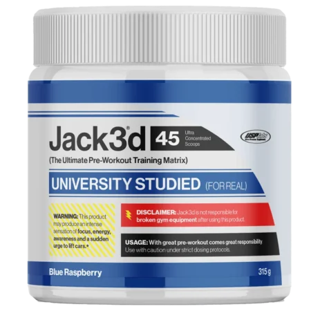 JACK3D ADVANCED PRE-WORKOUT 315Gr BLUE RASPBERRY