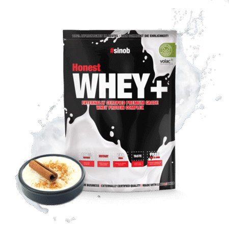 #SINOB HONEST WHEY+ 820g RICE PUDDING WITH CINNAMON